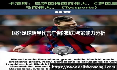 国外足球明星代言广告的魅力与影响力分析